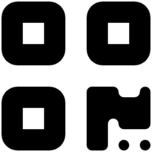 Qrcode Icon from Font Awesome Solid Set