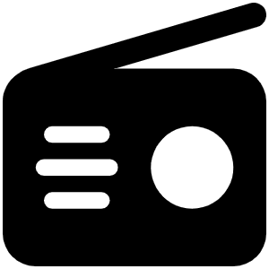 Radio Icon from Font Awesome Solid Set