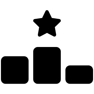 Ranking Star Icon from Font Awesome Solid Set