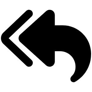 Reply All Icon from Font Awesome Solid Set