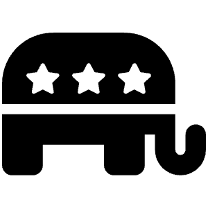 Republican Icon from Font Awesome Solid Set