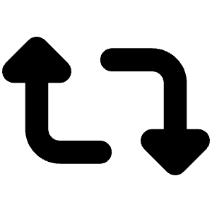 Retweet Icon from Font Awesome Solid Set