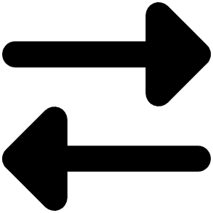 Right Left Icon from Font Awesome Solid Set