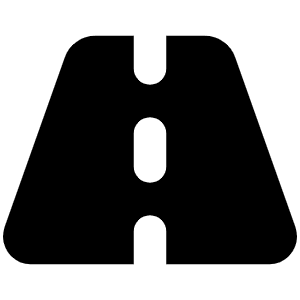 Road Icon from Font Awesome Solid Set