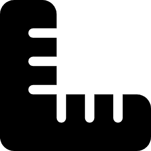 Ruler Combined Icon from Font Awesome Solid Set