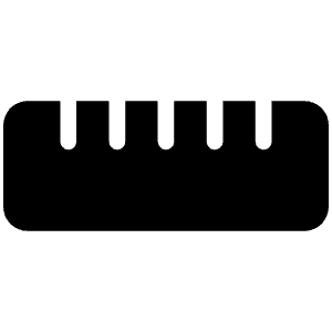 Ruler Horizontal Icon from Font Awesome Solid Set