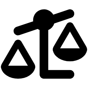 Scale Unbalanced Icon from Font Awesome Solid Set
