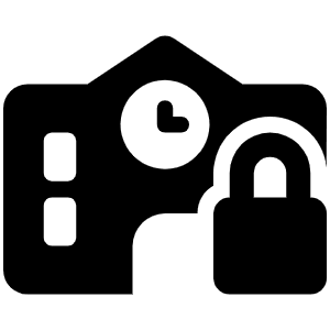 School Lock Icon from Font Awesome Solid Set