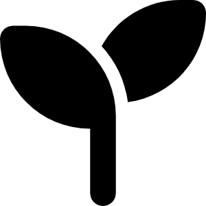 Seedling Icon from Font Awesome Solid Set