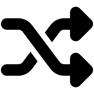 Shuffle Icon from Font Awesome Solid Set