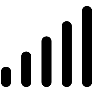 Signal Icon from Font Awesome Solid Set