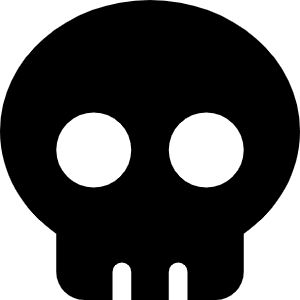 Skull Icon from Font Awesome Solid Set