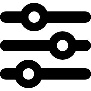 Sliders Icon from Font Awesome Solid Set