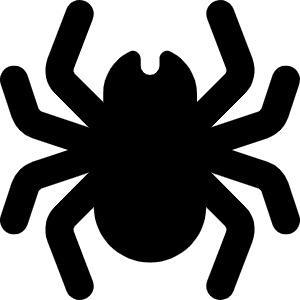 Spider Icon from Font Awesome Solid Set