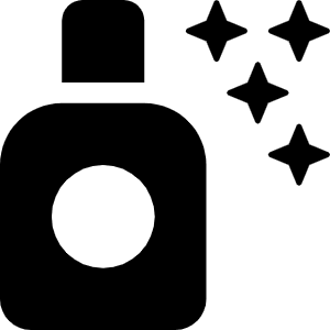 Spray Can Sparkles Icon from Font Awesome Solid Set