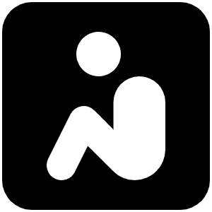 Square Person Confined Icon from Font Awesome Solid Set
