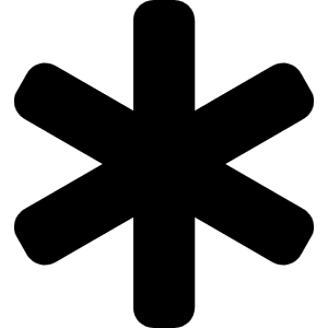 Star Of Life Icon from Font Awesome Solid Set
