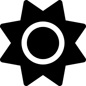 Sun Icon from Font Awesome Solid Set