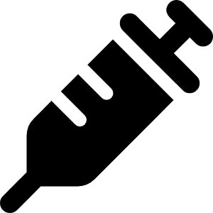 Syringe Icon from Font Awesome Solid Set