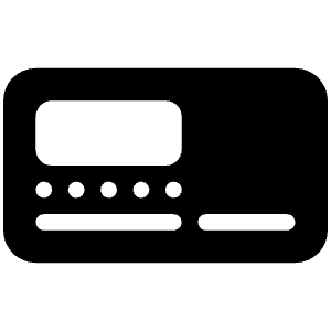 Tachograph Digital Icon from Font Awesome Solid Set