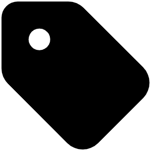 Tag Icon from Font Awesome Solid Set