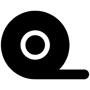 Tape Icon from Font Awesome Solid Set