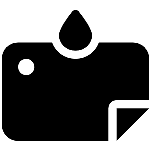 Tarp Droplet Icon from Font Awesome Solid Set