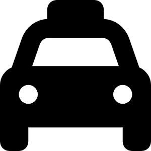 Taxi Icon from Font Awesome Solid Set