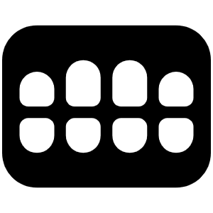 Teeth Icon from Font Awesome Solid Set