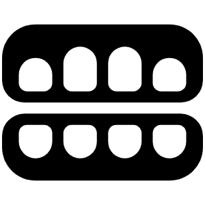 Teeth Open Icon from Font Awesome Solid Set