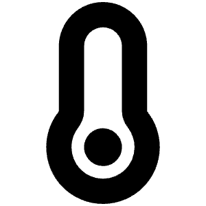 Temperature Empty Icon from Font Awesome Solid Set