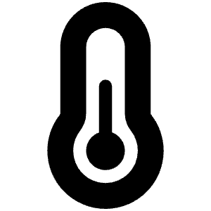 Temperature Half Icon from Font Awesome Solid Set