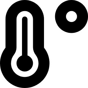 Temperature High Icon from Font Awesome Solid Set