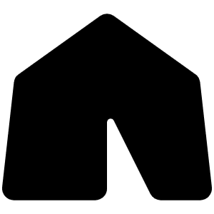 Tent Icon from Font Awesome Solid Set