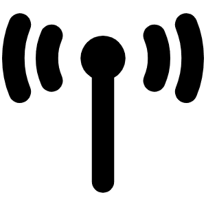 Tower Broadcast Icon from Font Awesome Solid Set