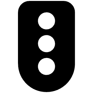 Traffic Light Icon from Font Awesome Solid Set