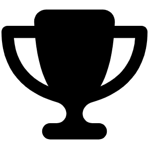 Trophy Icon from Font Awesome Solid Set
