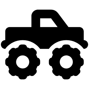 Truck Monster Icon from Font Awesome Solid Set