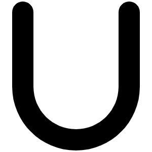 U Icon from Font Awesome Solid Set