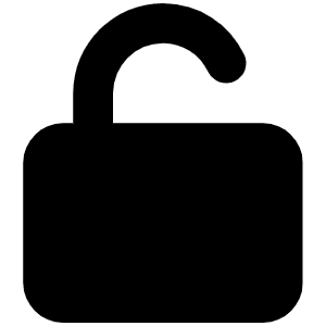 Unlock Icon from Font Awesome Solid Set