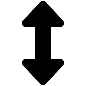 Up Down Icon from Font Awesome Solid Set