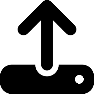 Upload Icon from Font Awesome Solid Set