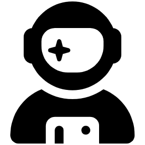 User Astronaut Icon from Font Awesome Solid Set