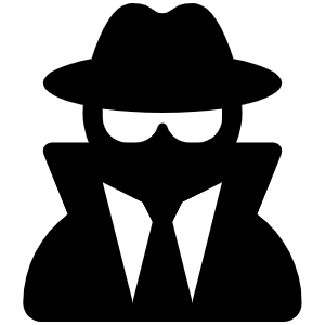 User Secret Icon from Font Awesome Solid Set