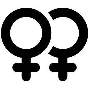 Venus Double Icon from Font Awesome Solid Set
