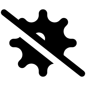 Virus Slash Icon from Font Awesome Solid Set