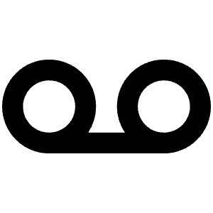 Voicemail Icon from Font Awesome Solid Set