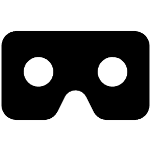 Vr Cardboard Icon from Font Awesome Solid Set