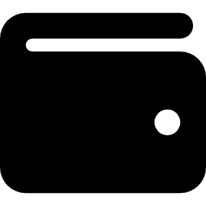 Wallet Icon from Font Awesome Solid Set