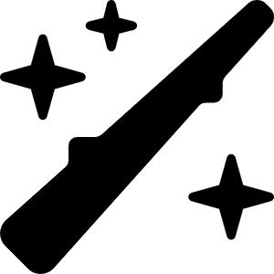 Wand Sparkles Icon from Font Awesome Solid Set